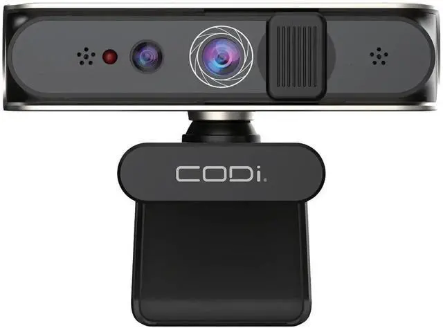 Main image of CODi Allocco HD 1080P Windows Hello Webcam with IR Facial Recognition & Noise-Canceling Mic Autofocus, USB-A, Tripod Mount