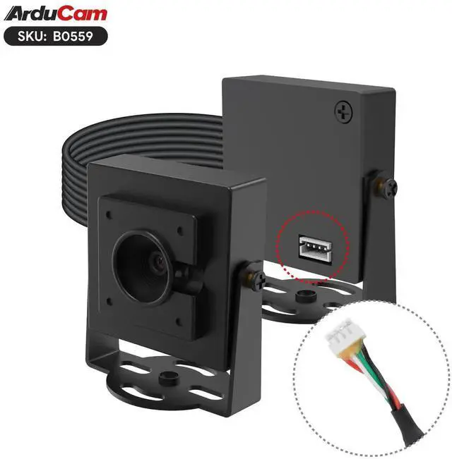 Alt view image 4 of 5 - Arducam High Speed USB Camera Module, 1080P/100fps, 720P/180fps, 480P/360fps, Autofocus Lightburn Camera for Windows, Linux