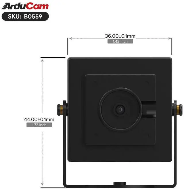Alt view image 5 of 5 - Arducam High Speed USB Camera Module, 1080P/100fps, 720P/180fps, 480P/360fps, Autofocus Lightburn Camera for Windows, Linux