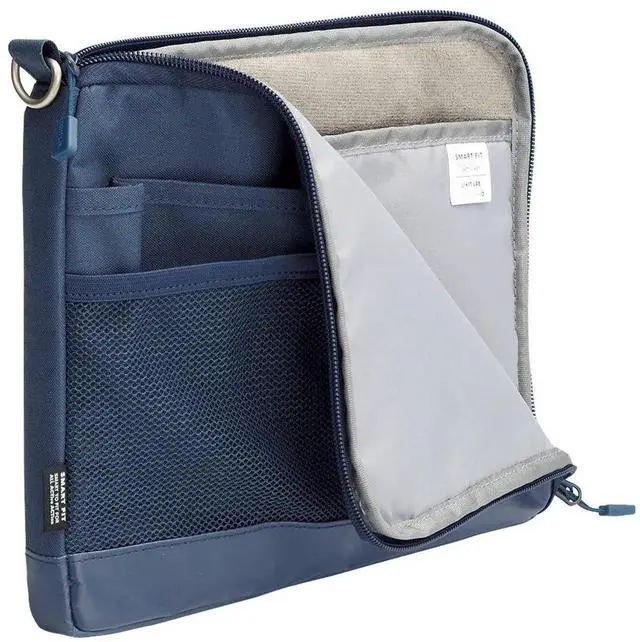 Alt view image 4 of 5 - LIHIT LAB Laptop Sleeve, Water & Stain Repellent, Horizontal, 13.4" x 9.8", Black (A7681-24)