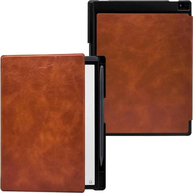 Main image of UMUBUHOMS Case for iFLYTEK AINOTE Air 2 Note-Taking Tablet 8.2", Premium PU Leather Ultra-Slim & Lightweight Durable Protective Folio Cover with Pen Holder Auto Sleep/Wake (Brown)