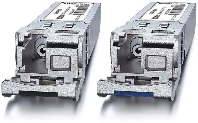 Alt view image 2 of 4 - 10Gtek a Pair of 10G SFP+ Bidi Transceiver, LC Single-Mode Single Fiber Module, 10GBASE-BX20-U 10GBASE-BIDI 1270nm/1330nm for Juniper EX-SFP-10GE-BX23-20/EX-SFP-10GE-BX32-20, DOM, 20km