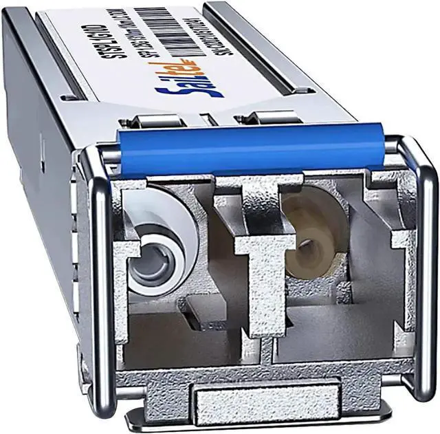 Alt view image 3 of 5 - 1.25 Gigabit Single Mode LC Duplex Transceiver,1000Base-LX Dual Fiber SFP Module,1310nm SMF, up to 10 km,DDMCompatible with Cisco, Ubiquiti, Mikrotik,Netgear, Dlink and More (4Pack)