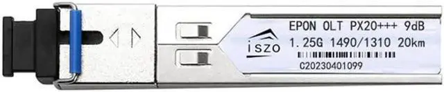 Alt view image 3 of 5 - iszo A Piece pon Module EPON PX20+++ 1.25G Optical Fiber PON Module with 7/9db and SC Port, Compatible with BDCOM TPLINK Ubiquiti HIOSO VSOL Think, for EPON OLT, 20km (px20 9dB,1)