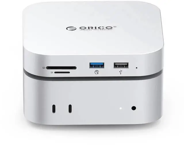 Main image of ORICO MiniMate SE Mac mini M4 1TB Storage & Docking Station, External SATA SSD (Non-Removable) 5Gbps(480MB/s), USB A*4, USB-C, SD/TF 3.0, 3.5mm Audio, Includes 2 Cables M4SE