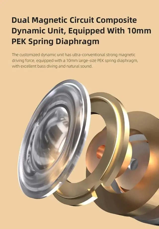 Alt view image 3 of 5 - KZ Zax in-Ear Monitors, 16-Units Hybrid in Ear Earphones, HiFi Stereo Noise Isolating Sport IEM Wired Earbuds/Headphones with Detachable Cable for Musician Audiophile (Without Mic, Silver)