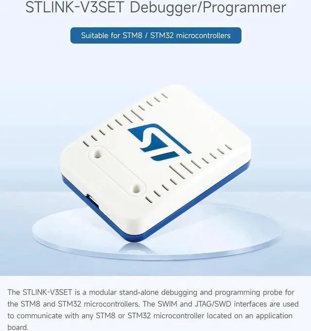 Alt view image 2 of 5 - Waveshare STLINK-V3SET Modular in-Circuit Debugger Programmer for STM8 STM32 USB JTAG