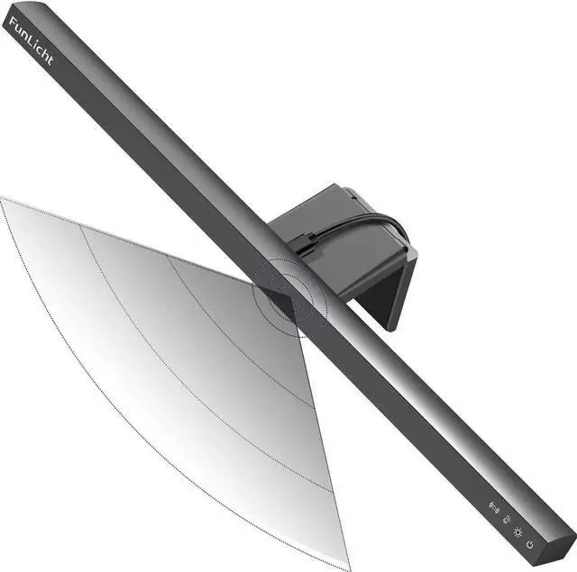 Main image of Funlicht Computer Monitor Light Bar, Auto On/Off Screen Monitor Lamp for Eye Caring, Motion Sensing Desk Lamp with Touch Control, No Screen Glare Space Saving Desk/Office/Home/Game
