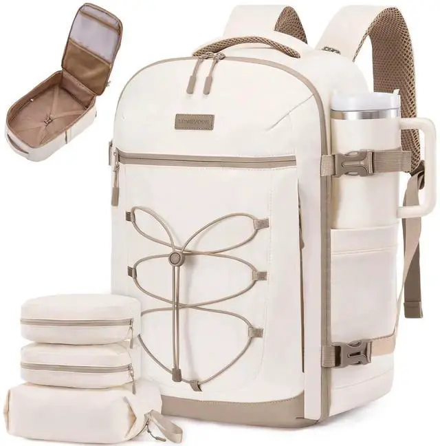 Main image of LOVEVOOK Travel Backpack,40L Carry On Backpack Large Fits 17.3" Laptop,TSA Personal Item Travel Bag with 3 Packing Cubes,Water Resistant Laptop Bag Travel Essentials for Weekender Business Hiking