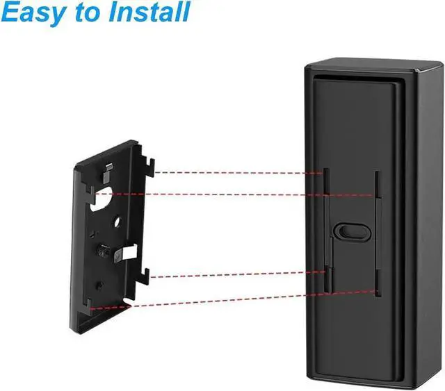 Alt view image 2 of 5 - Yaotieci (Pack of 4) Wall Mount Bracket for Bose SlideConnect UB-20 Series II, UFS-20, WB-50, Lifestyle 525 535 III/ 600, Soundtouch 300/520, CineMate 520 with Screws Kit