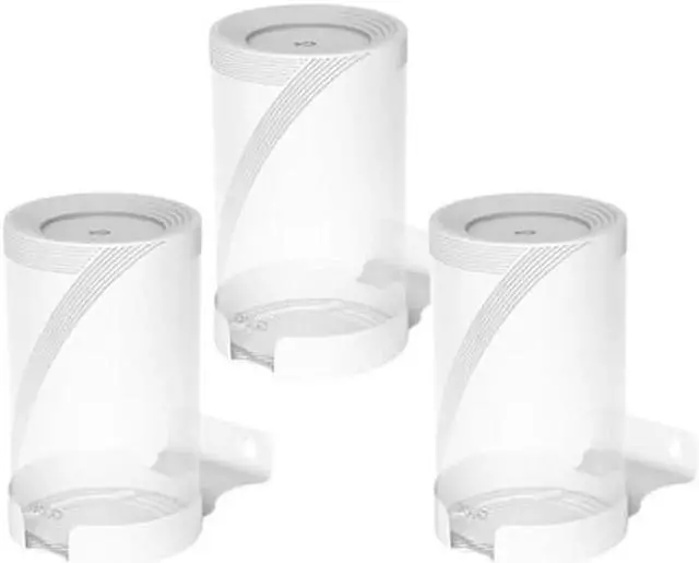 Main image of Bangcheer Wall Mount for TP-Link Deco BE75/BE85/BE95/BE17000/BE22000/BE33000 Whole Home Mesh WiFi 7, Upgrade Stable Saving Space Aluminum Alloy Wall Hanging Bracket Holder (3Pack,White)