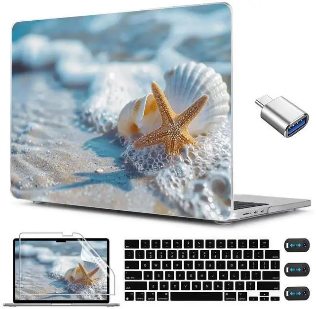 CISSOOK Compatible with MacBook Air 13.6 inch Case 2025 2024 2022