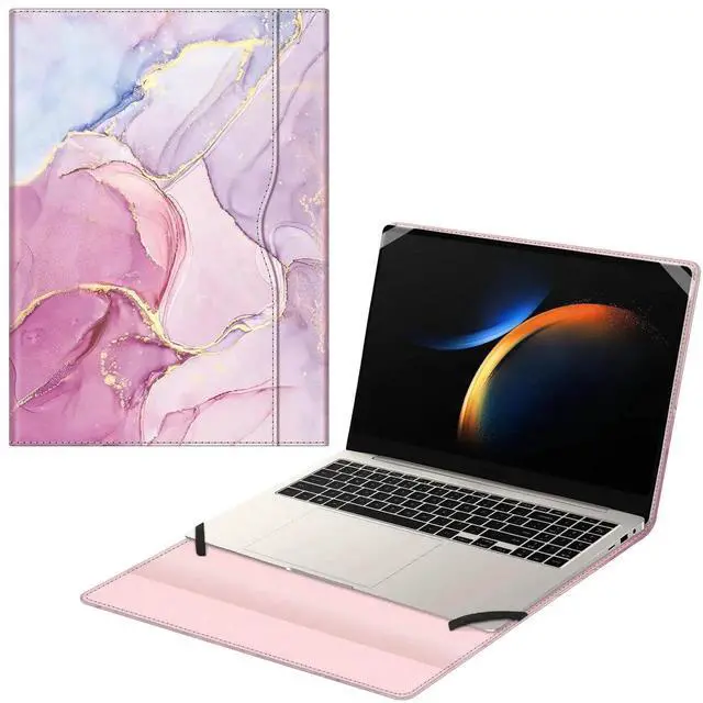 Main image of Fintie Sleeve Case Cover for 16" Samsung Galaxy Book4 Edge NP960XMA / Book5Pro 360 NP960QHA / Book4Ultra NP960XGL / Book4Pro 360 NP960QGK / Book3Pro 360 NP960QFG, Dreamy Marble