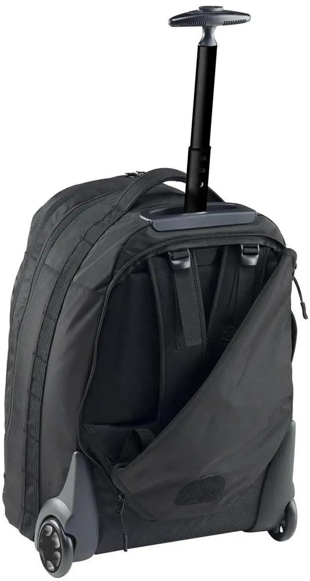 Alt view image 3 of 5 - Caribee Stratos 42L Hybrid Wheel Aboard laptop Trolley/Backpack, 54x36x30cm (21x14x12inch) lightweight