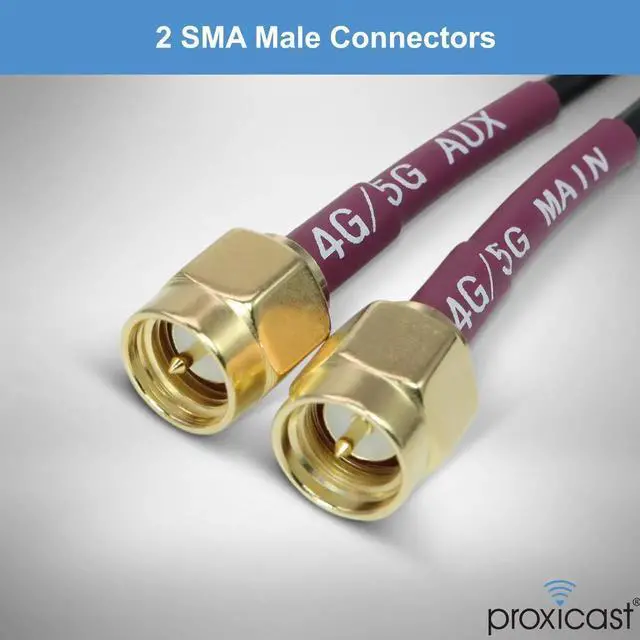 Alt view image 5 of 5 - Proxicast Ultra Low Profile MIMO 4G / 5G Omni-Directional Screw-Mount Puck Antenna for Verizon, AT&T T-Mobile (and Others) Modems & Routers with SMA External Antenna Jacks (ANT-122-S02)