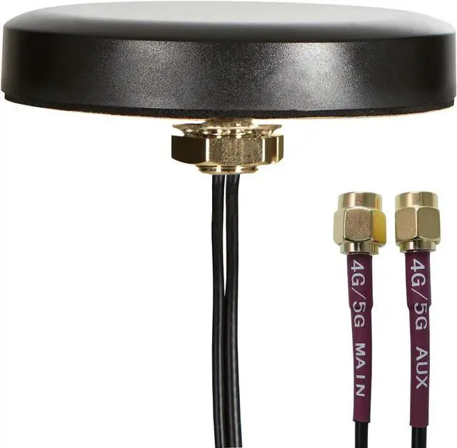 Main image of Proxicast Ultra Low Profile MIMO 4G / 5G Omni-Directional Screw-Mount Puck Antenna for Verizon, AT&T T-Mobile (and Others) Modems & Routers with SMA External Antenna Jacks (ANT-122-S02)