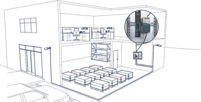 Alt view image 2 of 3 - TRENDnet 10-Port Industrial Gigabit PoE+ Switch, WideTemperature Range -20° 65°C (-4° 149°F), DIN Rail Switch, 50-55V DC, 8 x Gigabit PoE+ Ports, 2 x Gigabit SFP Slots, TI-PGM102, Black