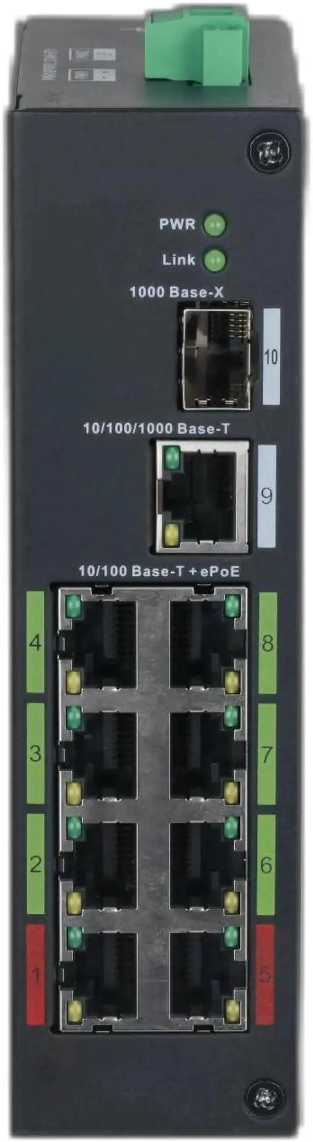 Alt view image 4 of 4 - EmpireTech 10-Port Unmanaged Switch with 8-Port ePoE, Layer-Two ePoE Switch,Complies with IEEE802.3, IEEE802.3u, IEEE802.3ab/z and IEEE802.3X Standards, POE Switch EPOE-8CH LR2110-8ET-120