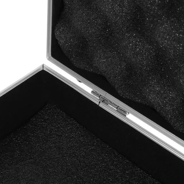 Alt view image 5 of 5 - ERINGOGO Aluminum Attache Case - 14inch Lock Metal Briefcase with Ripple Foam, Hard Aluminum Carrying Case, Universal Portable Tool Case for Laptop/Luggage/Instrument, White