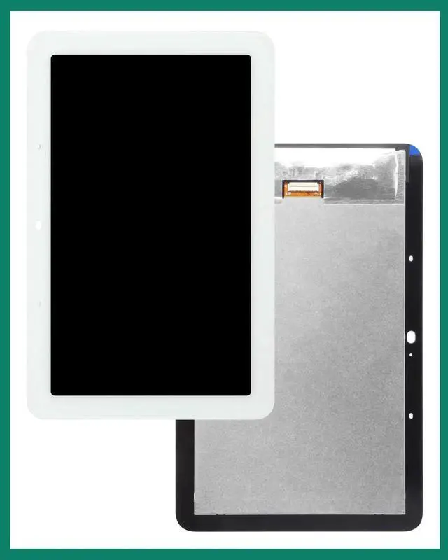 Alt view image 2 of 5 - for Google Home Nest Hub LCD Screen Replacement for Google Nest Hub Display Touch Screen Digitizer Assembly Replacement for Google Home Nest Hub/Nest Hub Screen Replacement White (for 1st Generation)