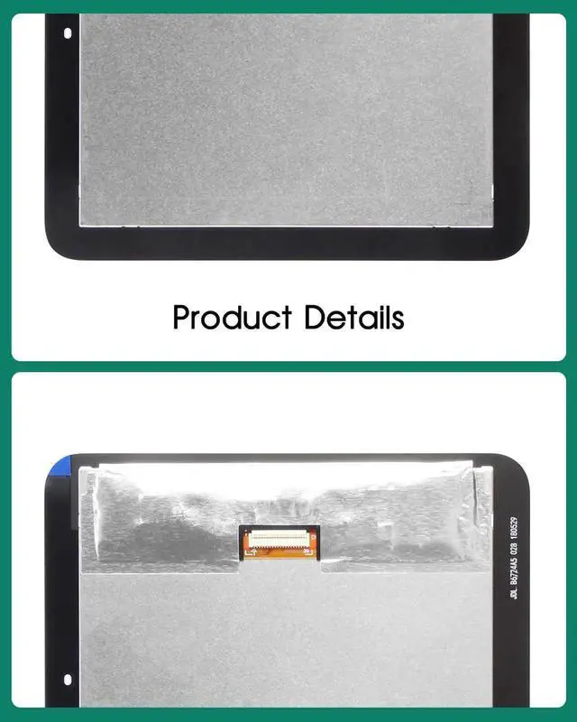 Alt view image 3 of 5 - for Google Home Nest Hub LCD Screen Replacement for Google Nest Hub Display Touch Screen Digitizer Assembly Replacement for Google Home Nest Hub/Nest Hub Screen Replacement White (for 1st Generation)