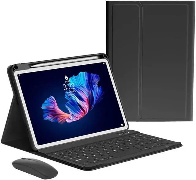 Main image of kaitesi Keyboard Case Mouse for iPad Air 11 inch (M3/M2)/ Air 5th 4th Generation 10.9"/ iPad Pro 11 4th/3rd/2nd/1st Gen Case with Magnetic Detachable Color Keyboard (Black)