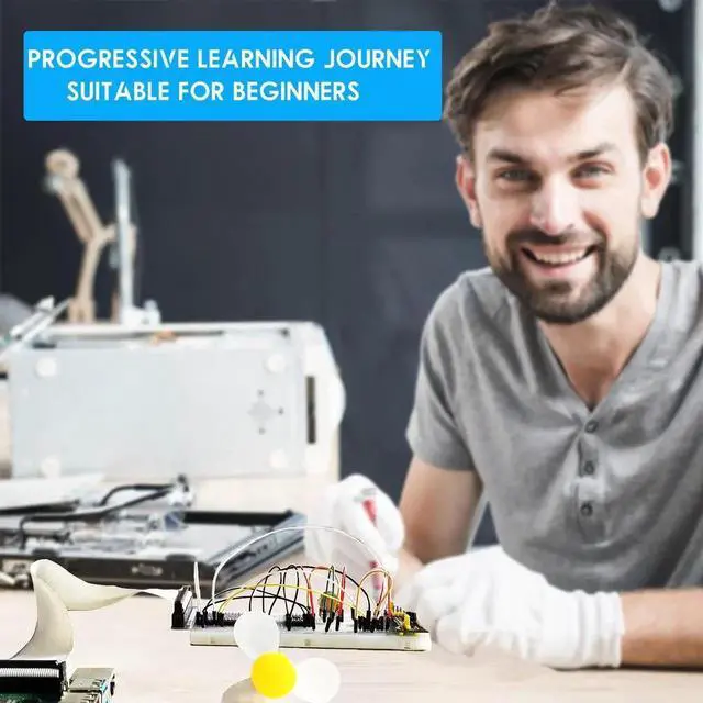 Alt view image 3 of 5 - Ultimate Starter Kit for Raspberry Pi 5 4 B 3 B+ 400 Zero 2 W, Python C C++ Java Scratch Processing Code, 297 Items, 124 Projects, Online Tutorial Courses for Beginner (Without Raspberry Pi)