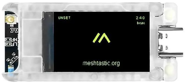 Alt view image 4 of 5 - Meshtastic Mesh Node T114 V2 nRF52840 and SX1262 LoRa Chip Development Board Kit GPS Tracker 902-928MHz with 1.14 inch TFT-LCD Display BLE Compatible with Arduino (T114 with Screen + GNSS)