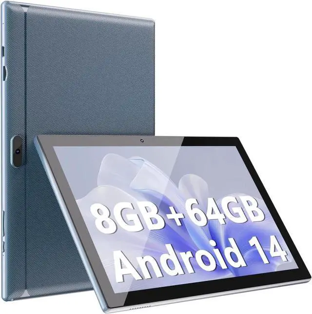 Main image of ATOZEE 10 Inch Tablet, Android 14 Tablets 8GB RAM 64GB ROM 1024GB Expand Tableta 2MP+ 8MP Camera Bluetooth WiFi-6 Tablet Computer 10.1 in Tablet IPS 10" HD Display 6000mAh Long Battery Life Tabletas.