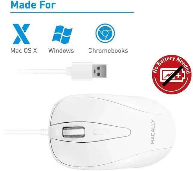 Alt view image 5 of 5 - Macally Wired Mouse and an Ergonomic Laptop Stand, Relieve Pressure Off Your Body