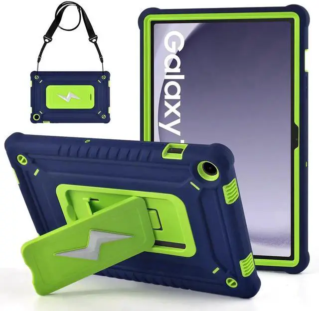 Main image of DETUOSI Case for Samsung Galaxy Tab A9+/A9 Plus Case 11 inch 2024/2023 (SM-X210/X216/X218), Heavy Duty Protection Shockproof Rugged Case for Galaxy Tab A9 Plus with Stand and Shoulder Strap