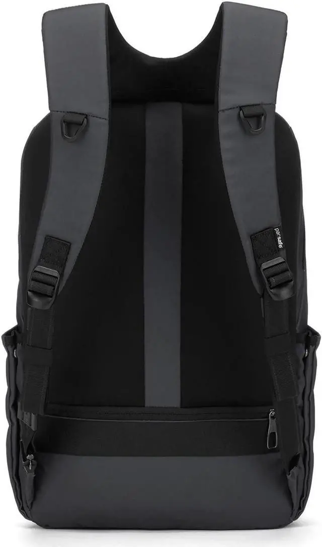 Alt view image 4 of 5 - Pacsafe Metrosafe X Anti Theft 25L Backpack - With Padded 16" Laptop Sleeve, Slate