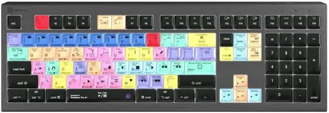 Main image of Logickeyboard Backlit 'Astra2' Designed for Editing in Adobe Premiere Pro on Mac p/n LKB-PPROCC-A2M-US