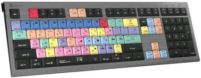 Alt view image 4 of 5 - Logickeyboard Backlit 'Astra2' Designed for Editing in Adobe Premiere Pro on Mac p/n LKB-PPROCC-A2M-US