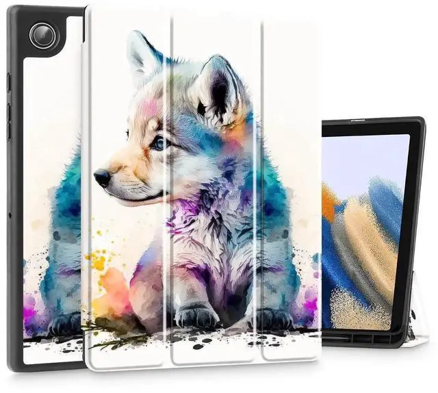 Main image of Tuiklol Tablet Case for Samsung Tab A9 Plus 2023 Released,Slim TPU Protection Hard Shell Case Auto Wake/Sleep for Galaxy Tab A9+ 11 inch Cover, Cute Dog