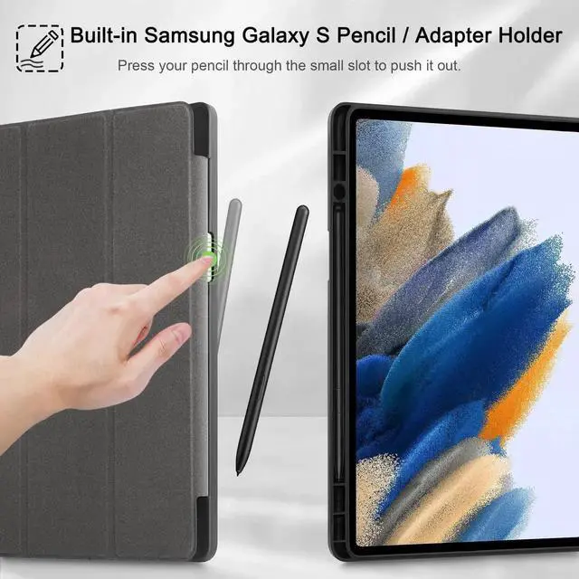 Alt view image 2 of 5 - Tuiklol Tablet Case for Samsung Tab A9 Plus 2023 Released,Slim TPU Protection Hard Shell Case Auto Wake/Sleep for Galaxy Tab A9+ 11 inch Cover, Cute Dog