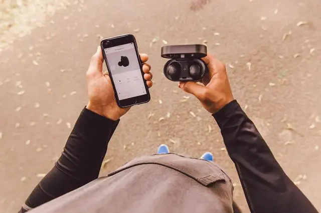 Alt view image 3 of 5 - Audio-Technica ATH-SPORT7TWGY SonicSport Wireless in-Ear Headphones, Gray