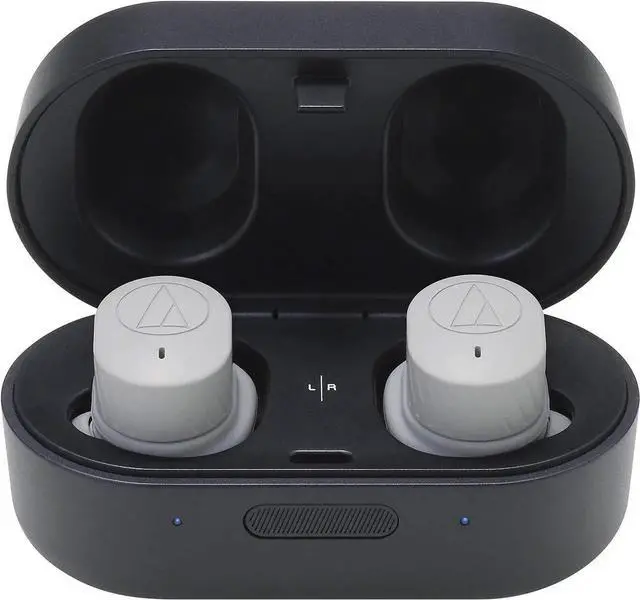 Alt view image 5 of 5 - Audio-Technica ATH-SPORT7TWGY SonicSport Wireless in-Ear Headphones, Gray