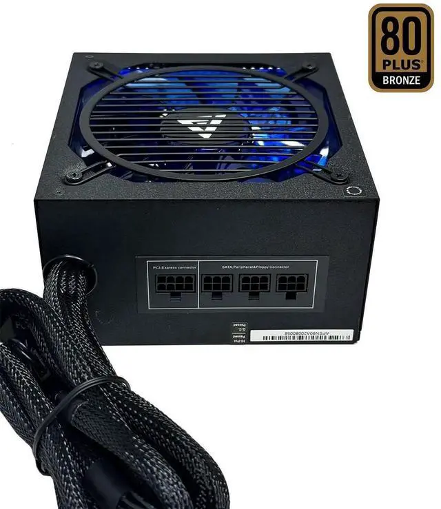 Alt view image 2 of 5 - Apevia ATX-SN900 Signature 900W 80+ Bronze Certified Active PFC ATX Semi-Modular Gaming Power Supply