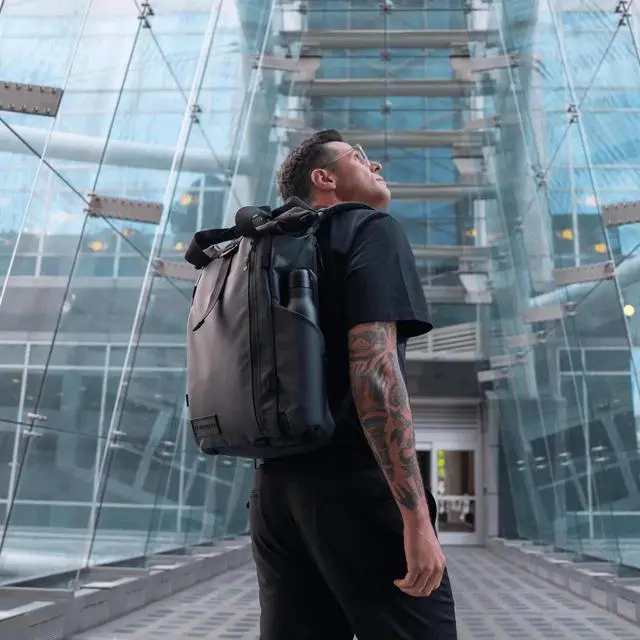 Alt view image 2 of 5 - WANDRD All New PRVKE EDC Backpack: Everyday Carry Travel Backpack with Quick Laptop Access, Rolltop Expansion