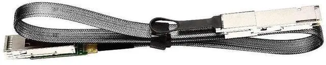 Alt view image 2 of 5 - 10Gtek 40G QSFP+ to QSFP+ Extender Cage with EEPROM on Extender Side, 3M Flat Cable in Nylon Jacket, 30AWG, 20cm