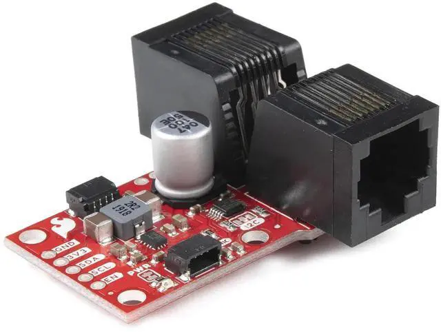 Main image of SparkFun QwiicBus - MidPoint-Reach Distances of up to 100ft-Maintain Signal Integrity-Use w/QwiicBus EndPoint to Extend Range of Your I2C Bus-Easily Drop in Devices-Multiple Power configurations
