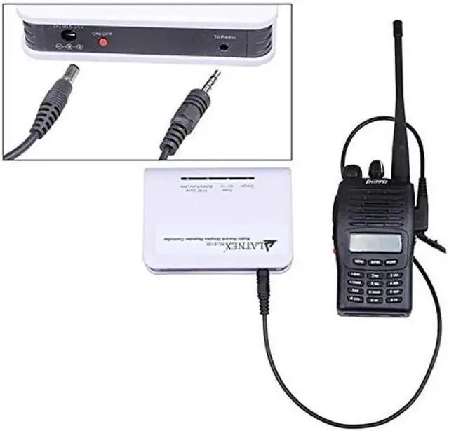 Alt view image 4 of 5 - LATNEX RC-S120 Simplex Repeater Controller - DMR Crossband Repeater and Radio Voice Recorder Connects to Virtually Any UHF, VHF Handheld, Base, Two Way, Amateur Ham or Mobile Radio