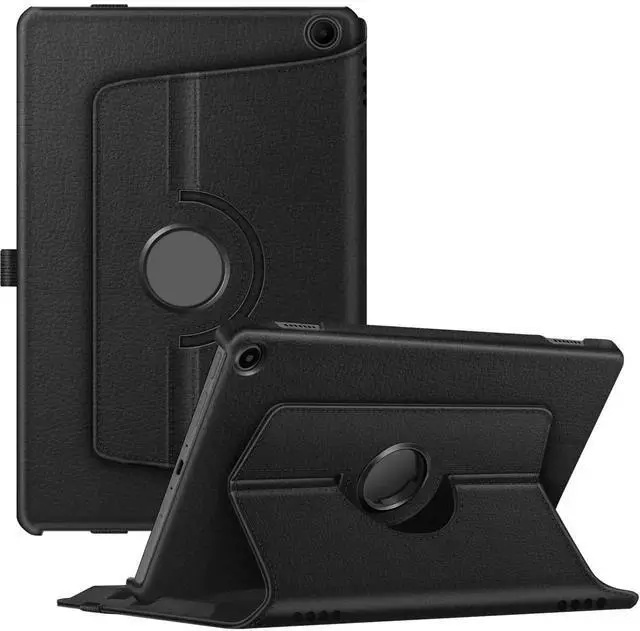 Main image of Fintie Rotating Case for Amazon Fire Max 11 (13th Generation, 2023 Release) with Built-in Pencil Holder - 360 Degree Rotating Stand Protective Cover, Auto Sleep/Wake, Black