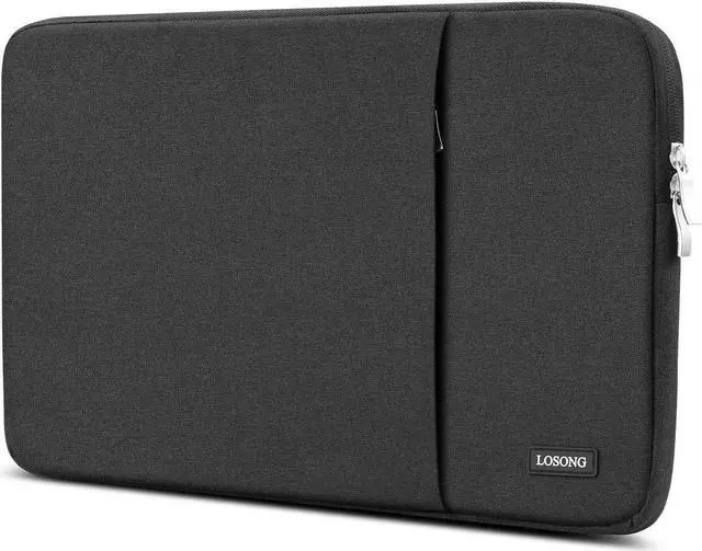 Alt view image 2 of 5 - 18.5 Inch Portable Monitor Case, Losong Protective Carrying Sleeve for Most 18-18.5" Portable Monitors,Water Resistant Laptop Display Bag with Accessory Pocket, Size-17.7"x11.2" Black