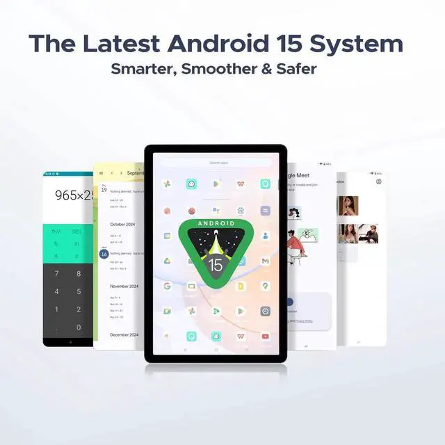 Alt view image 4 of 5 - DOOGEE U11(2025) Android 15 Tablet, 11'' inch Android Tablet 16GB+128GB/2TB TF Octa-Core,90Hz Display, 8580mAh,1080P,Bluetooth 5.0+5G WiFi, 13MP+5MP, Face ID,Metal Body-Black