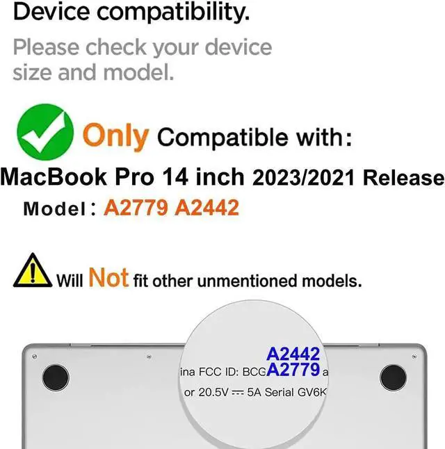 Alt view image 3 of 4 - Teazgopx Bling Rhinestone Case for MacBook Pro 14 inch 2024 2023 2021 Release (M4 A3112 A3401 A3185 & M3 A2918 A2992 & M2 A2779 & M1 A2442) Pro/Max,Sparkle Fashion Luxury Shiny Diamond Hard Shell