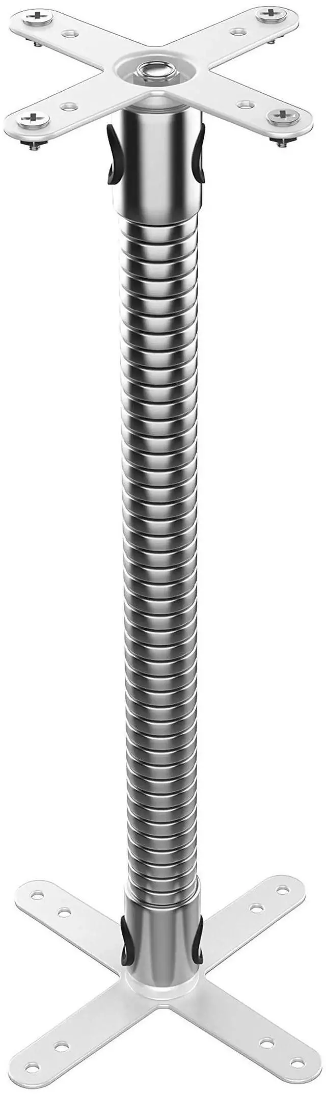 Alt view image 5 of 5 - CTA Digital Add-On Heavy-Duty Security Gooseneck with Dual VESA Plates - White - (ADD-GVESAB2)