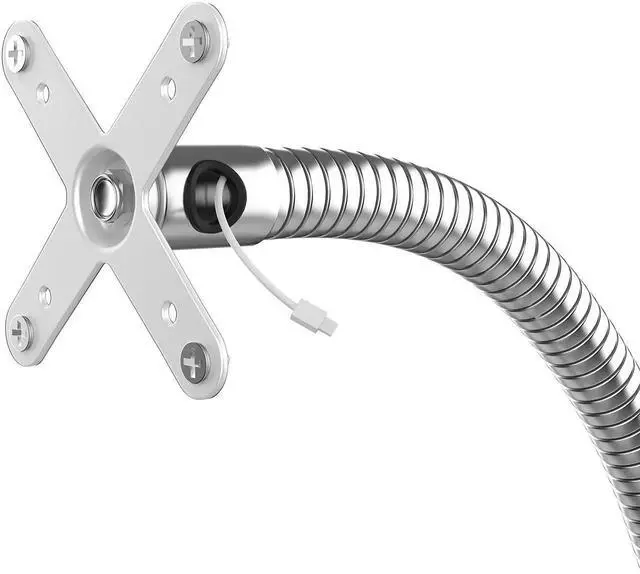 Alt view image 2 of 5 - CTA Digital Add-On Heavy-Duty Security Gooseneck with Dual VESA Plates - White - (ADD-GVESAB2)