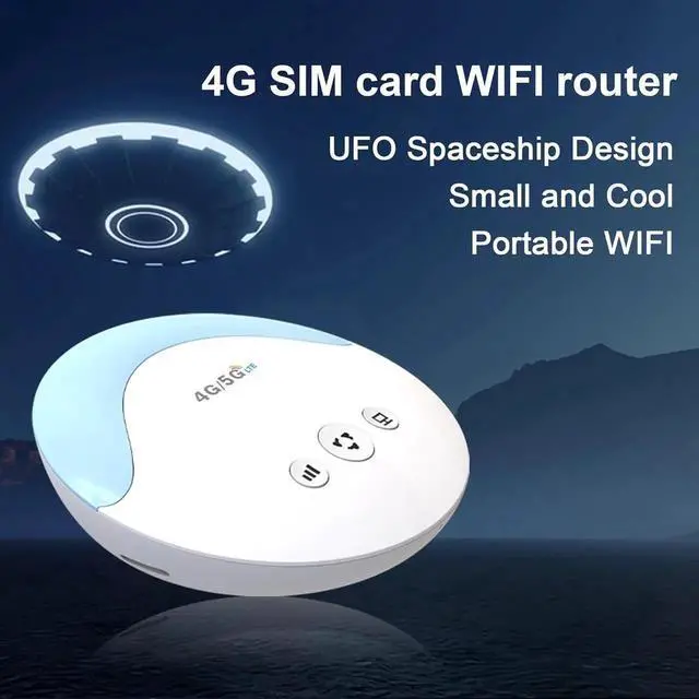 Alt view image 5 of 5 - HOSAYA LC119 LTE CPE 4G SIM Card Router 32 WiFi Users RJ45 Ports Convenient 5V Supply Portable WiFi Hotspot Wireless Modem Cute Shape Easy Carry for Travel or on car to Share WiFi Multiple Languages